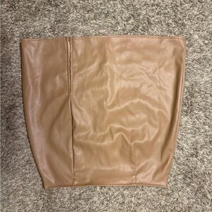 Windsor Tan Mini Skirt